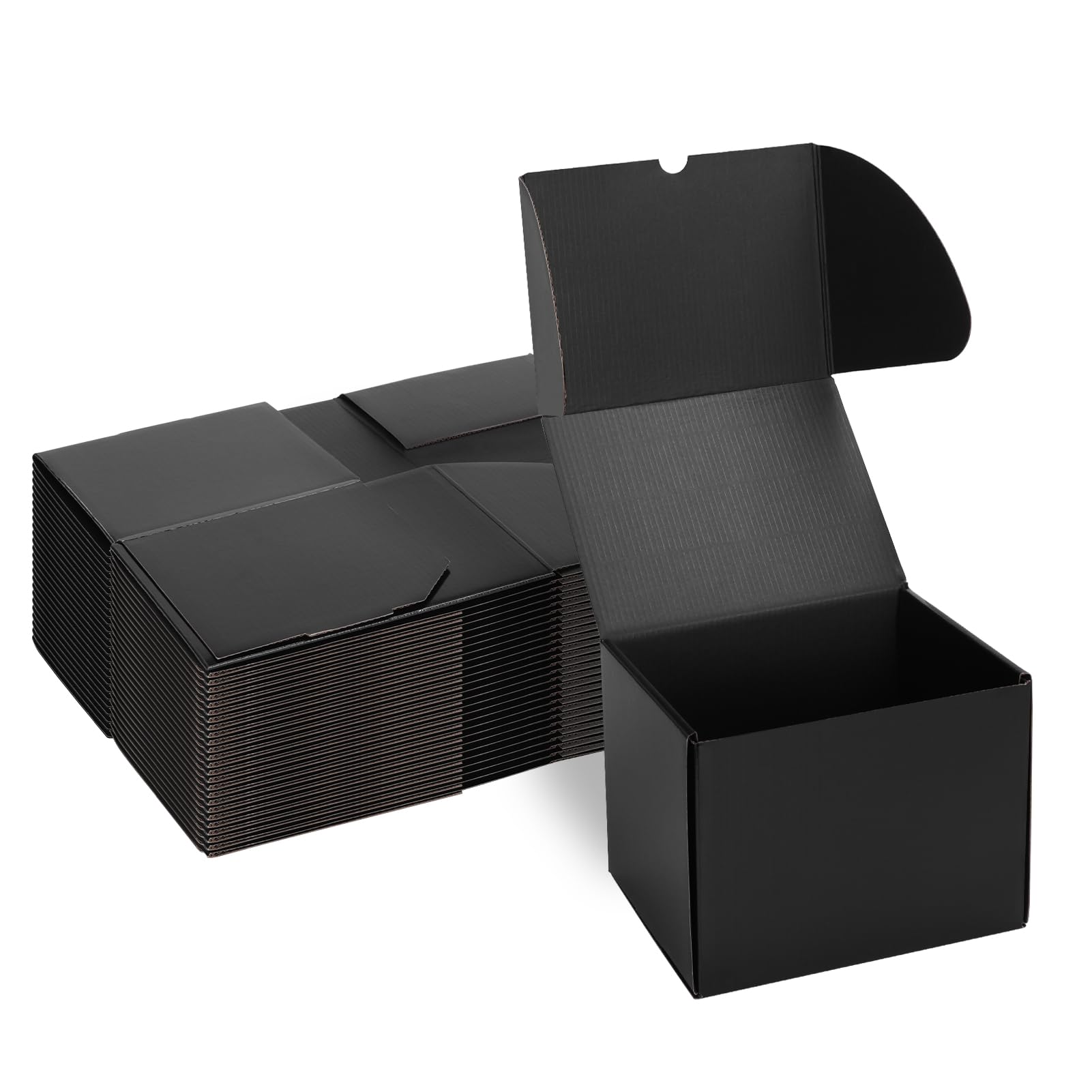 Amazon.com : Rempry 8x6x6 Inches Black Small Shipping Boxes Pack
